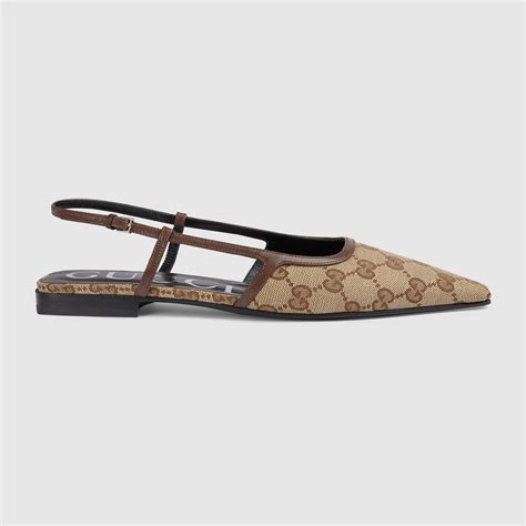 gucci women's gg slingback ballet flat|gucci slingback ballet flat.